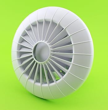 Wand Decken Ventilator Ø 150 mm mit Kugellager und Feuchtigkeitssensor
