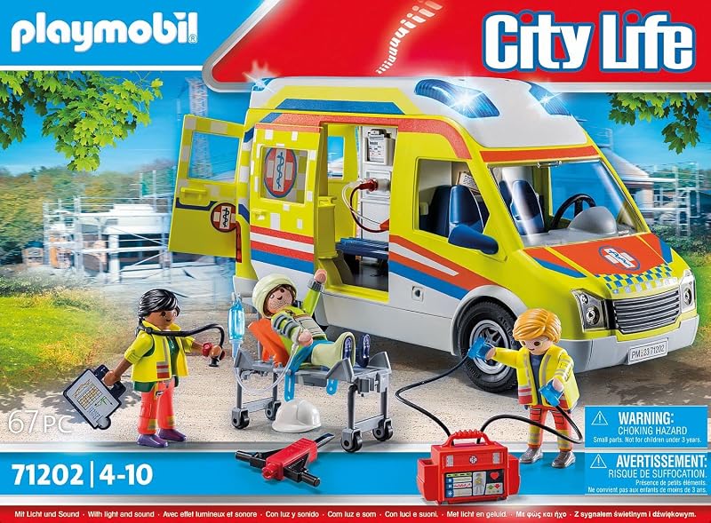 City Life 71202 Ambulancia con luz y Sonido, Juguete para niños a Partir de 4 años — foto 5 de 8
