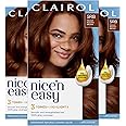 Clairol Nice'n Easy Permanent Hair Dye, 5RB Medium Reddish Brown Hair Color, Pack of 3