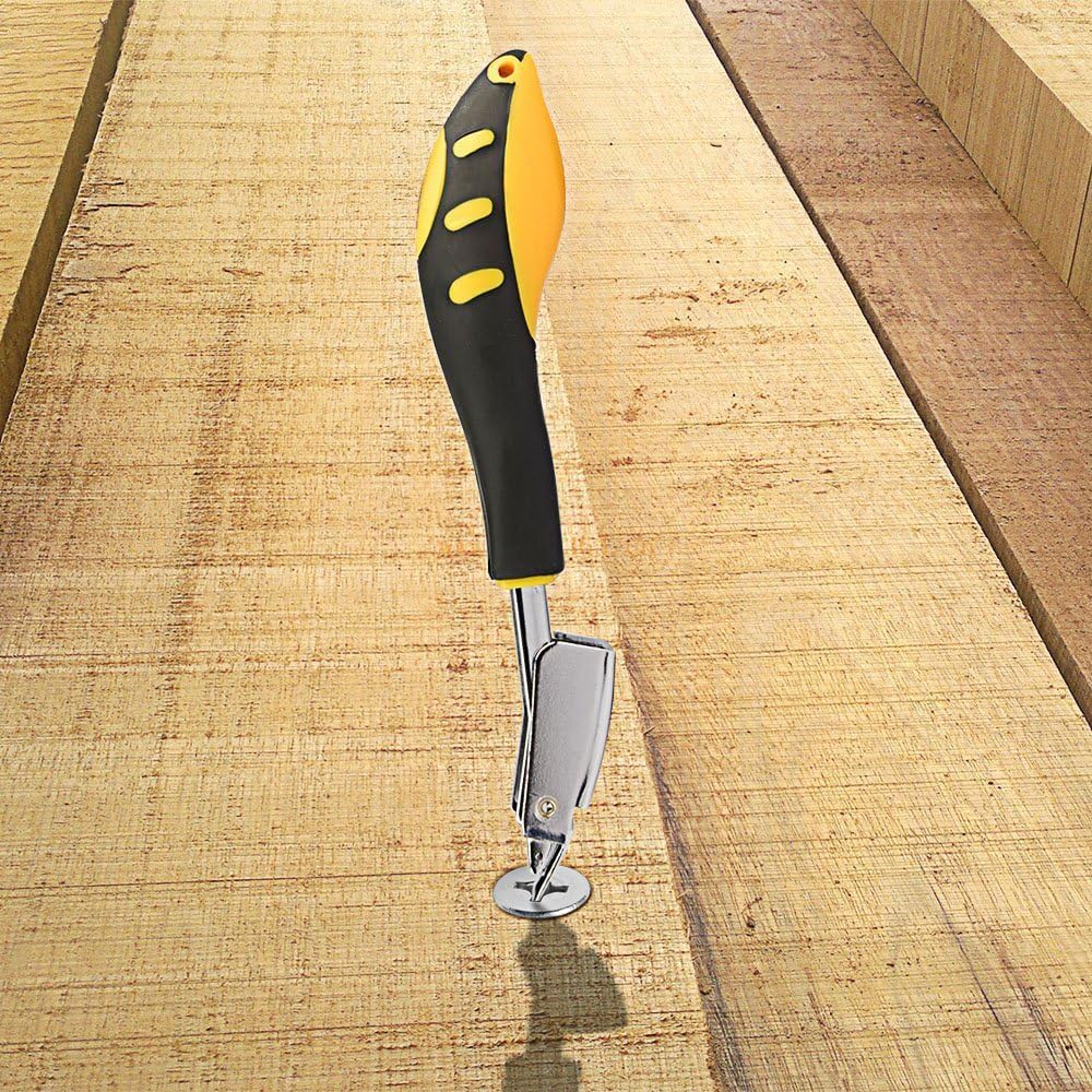 WolfWill Upholstery and Construction Heavy Duty Staple Remover Tack Lifter Office Claw Tools Yellow: Home Improvement