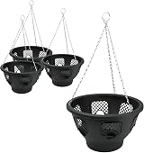 DIVCHI 12 Inch Indoor Outdoor Hanging Basket Set of 4