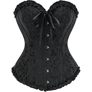 SZIVYSHI 14-Bone Overbust Corset Top