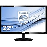 Philips Monitor, 21.5 Pollici, 16:9, 1920x1080, Nero