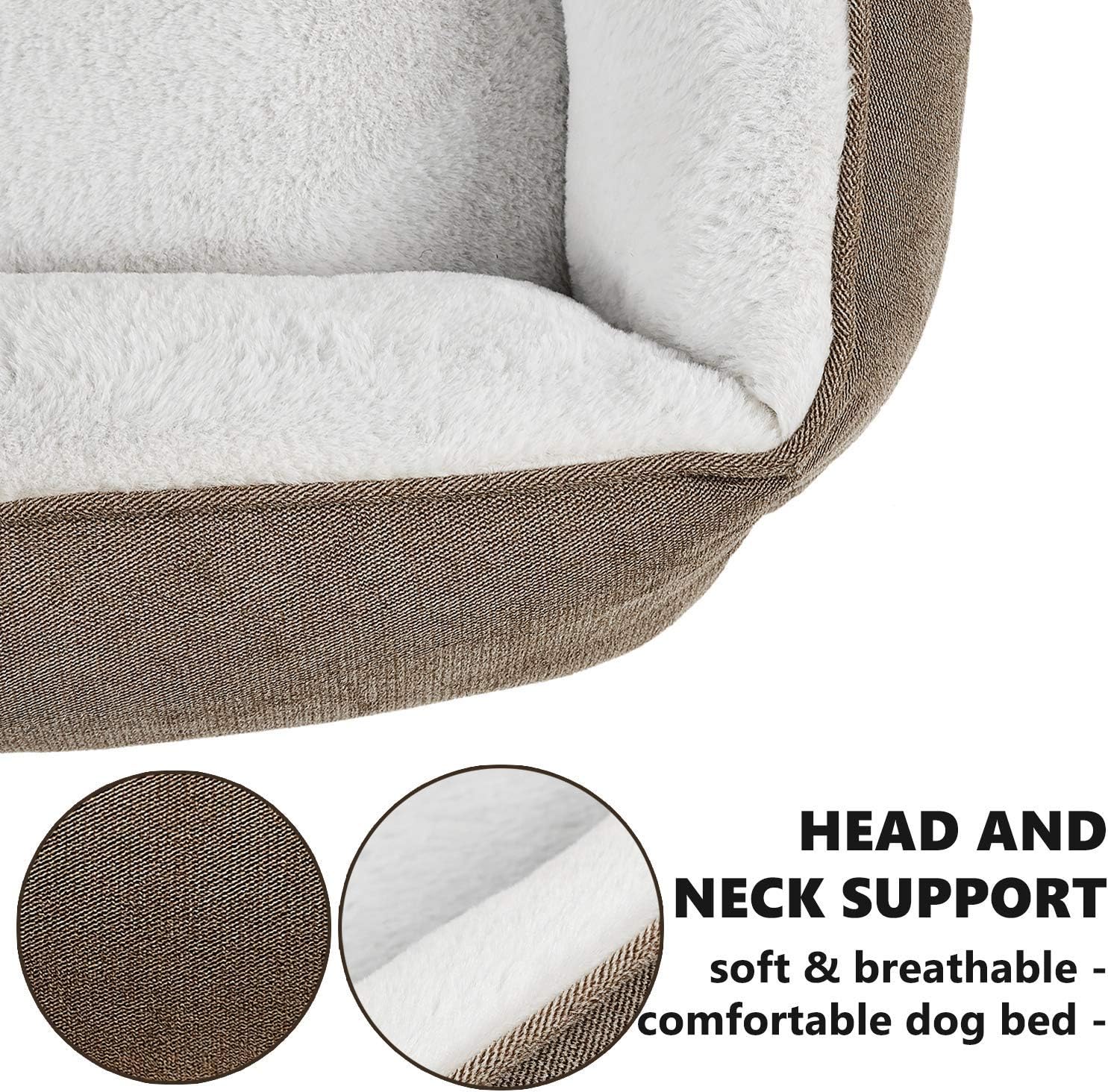 ANWA Washable Dog Bed Large Dogs, Dog Sleeping Bed, Comfortable Dog Bed Large Dogs : Pet Supplies