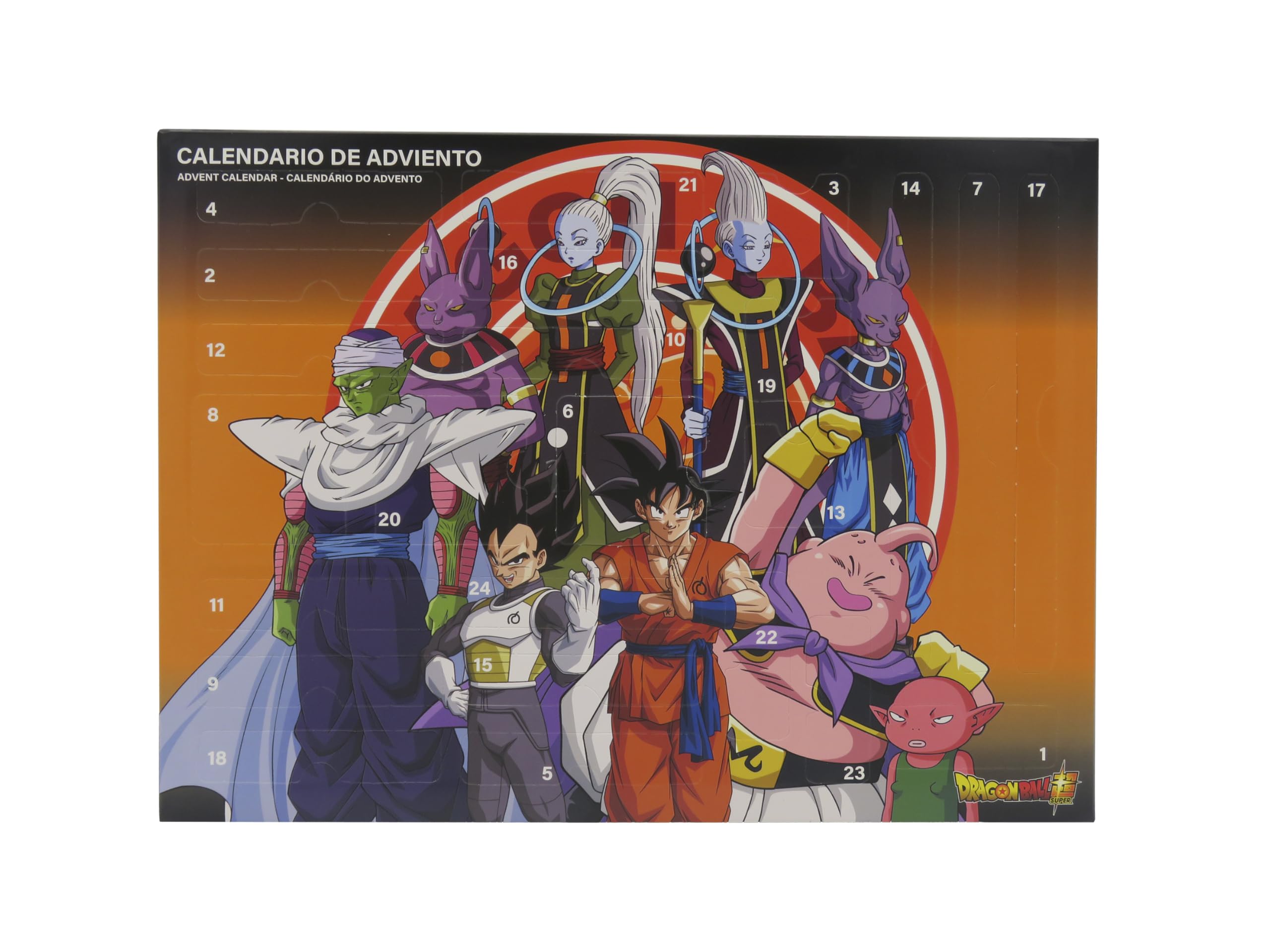 CyP Brands Dragon Ball Advent Calendar, 24 Surprises, Children's Gift, Official Marvel License, Activities and Toys, Christmas