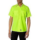 Red Kap Mens Short Sleeve Enhanced Visibility Work ShirtShirt