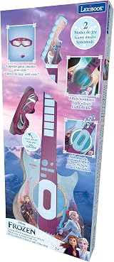 Lexibook Frozen Light-Up Electronic Guitar with Microphone Glasses Kids view 5