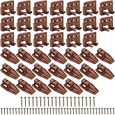 Kingrol 20 Plastic Drawer Slide Track Guides for Center Mount Drawers - Replacement Parts for Dressers, Nightstands, and Kenlin/Rite-Trak 1 Drawer Systems