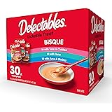 Hartz Delectables Bisque Lickable Wet Cat Treats for Adult & Senior Cats, Variety, 30 Count