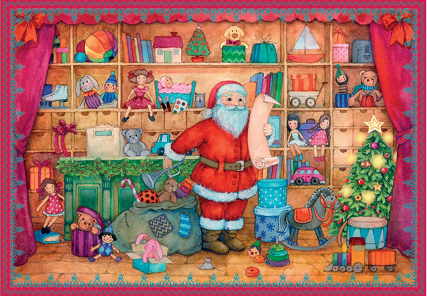 sellmer Richard Santa Clause & Toy Shop Traditional advent calendar