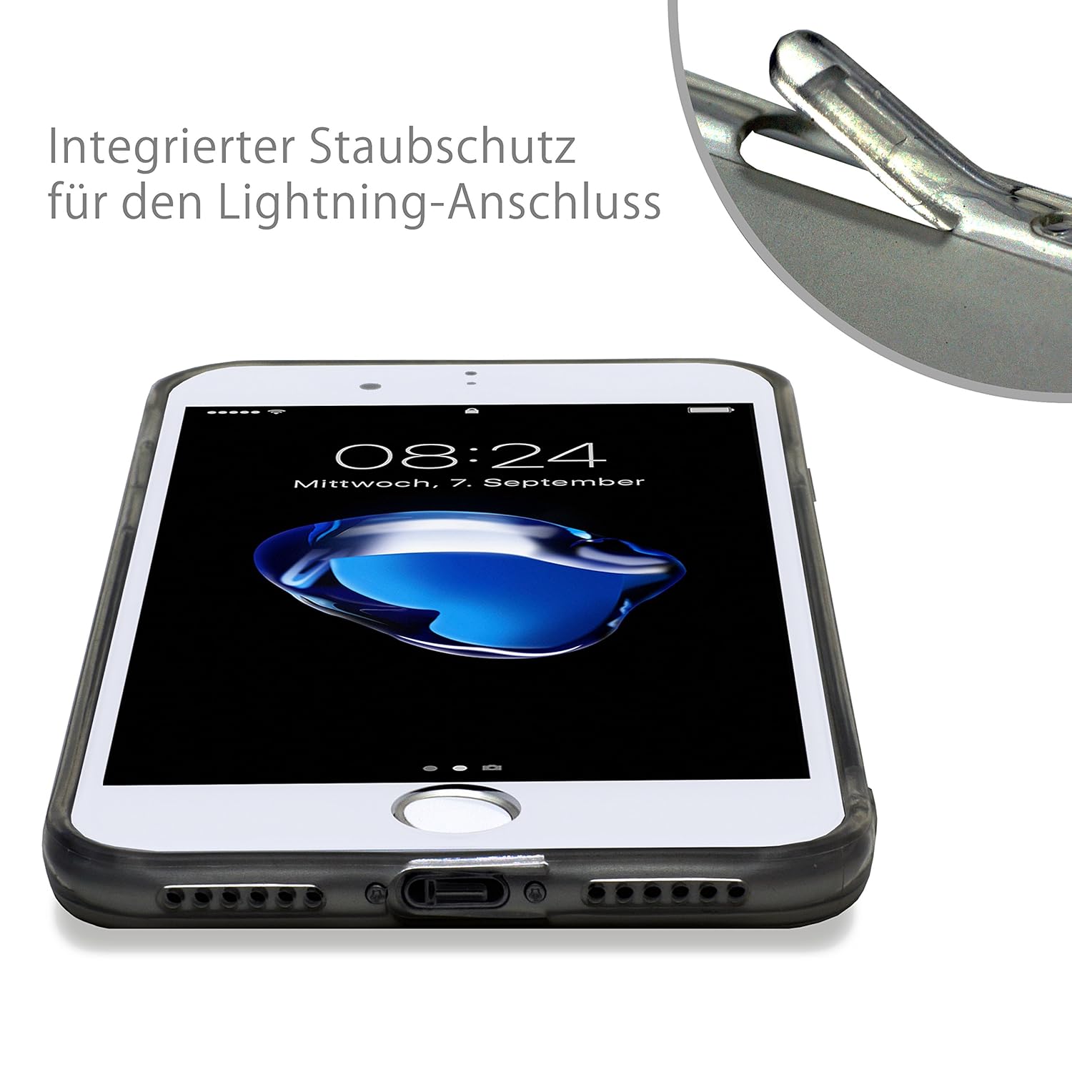 MyGadget Funda Slim para Apple iPhone 7 Plus / 8 Plus en Silicona ...