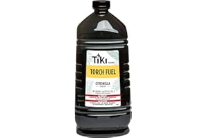 Tiki Brand Easy Pour Tiki Torch Fuel for Outdoors, Citronella Scented - 128 oz, 1216151
