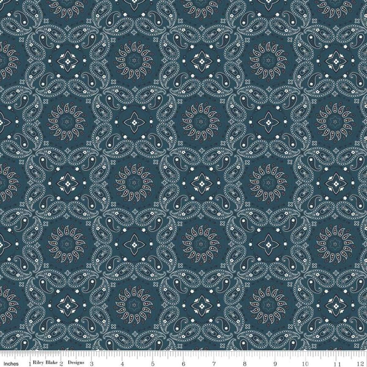 American Legacy- Bandana Blue