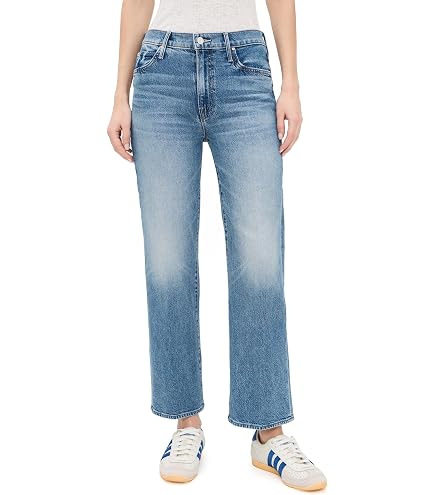 Mother Women's Petite The Lil Mid Rise Rambler Zip Ankle Jeans