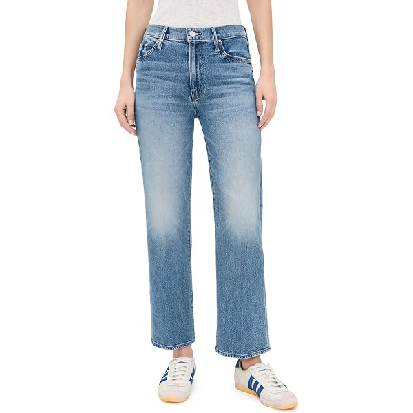 Mother Women's Petite The Lil Mid Rise Rambler Zip Ankle Jeans