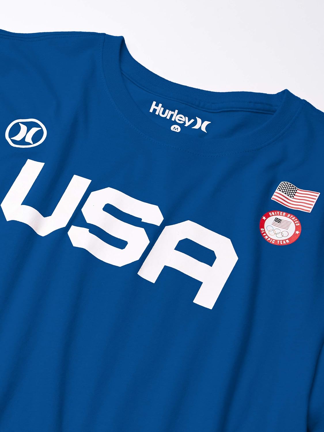 Hurley Men's Premium USA Short Sleeve Tshirt: Clothing