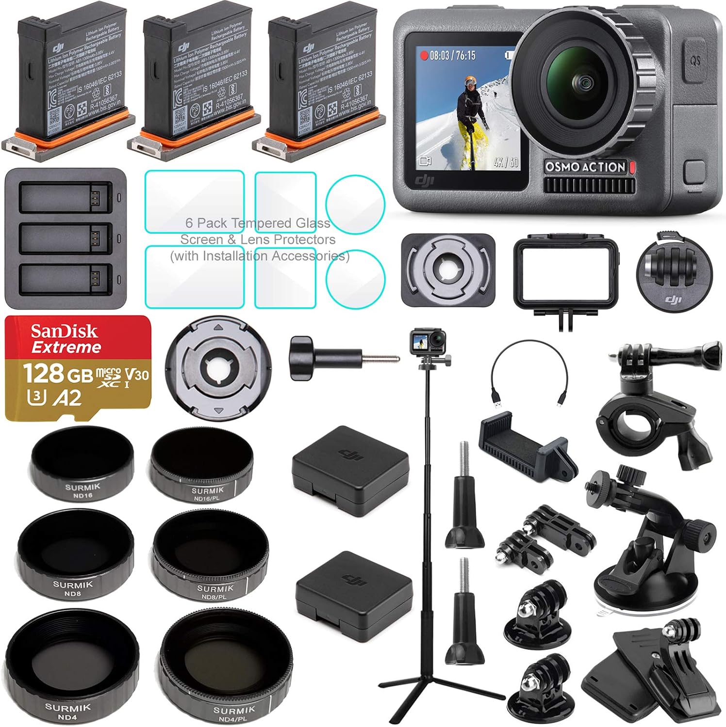 dji osmo action accessories