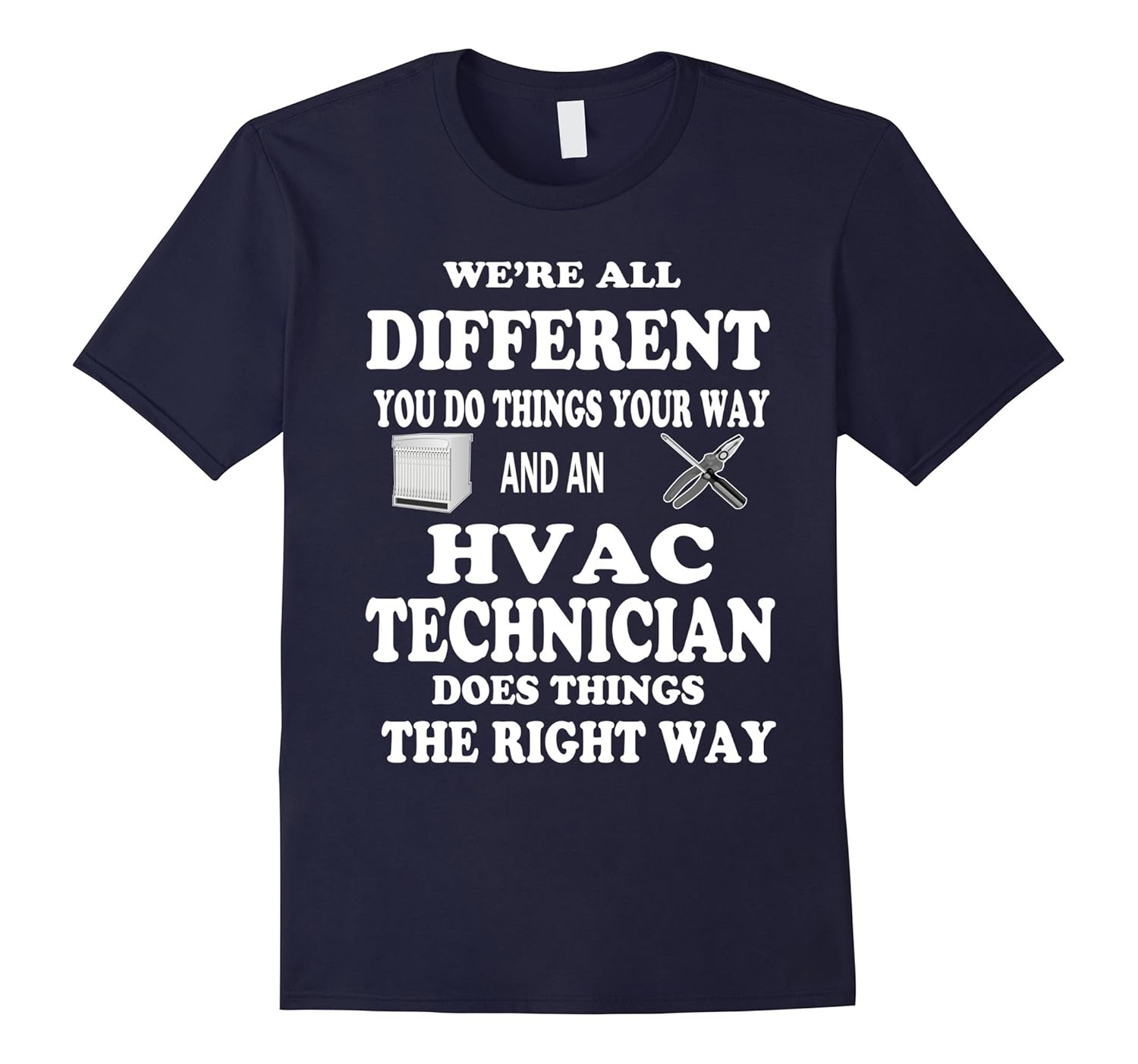 HVAC Technician T Shirt Gift Heating & Cooling Repairman T