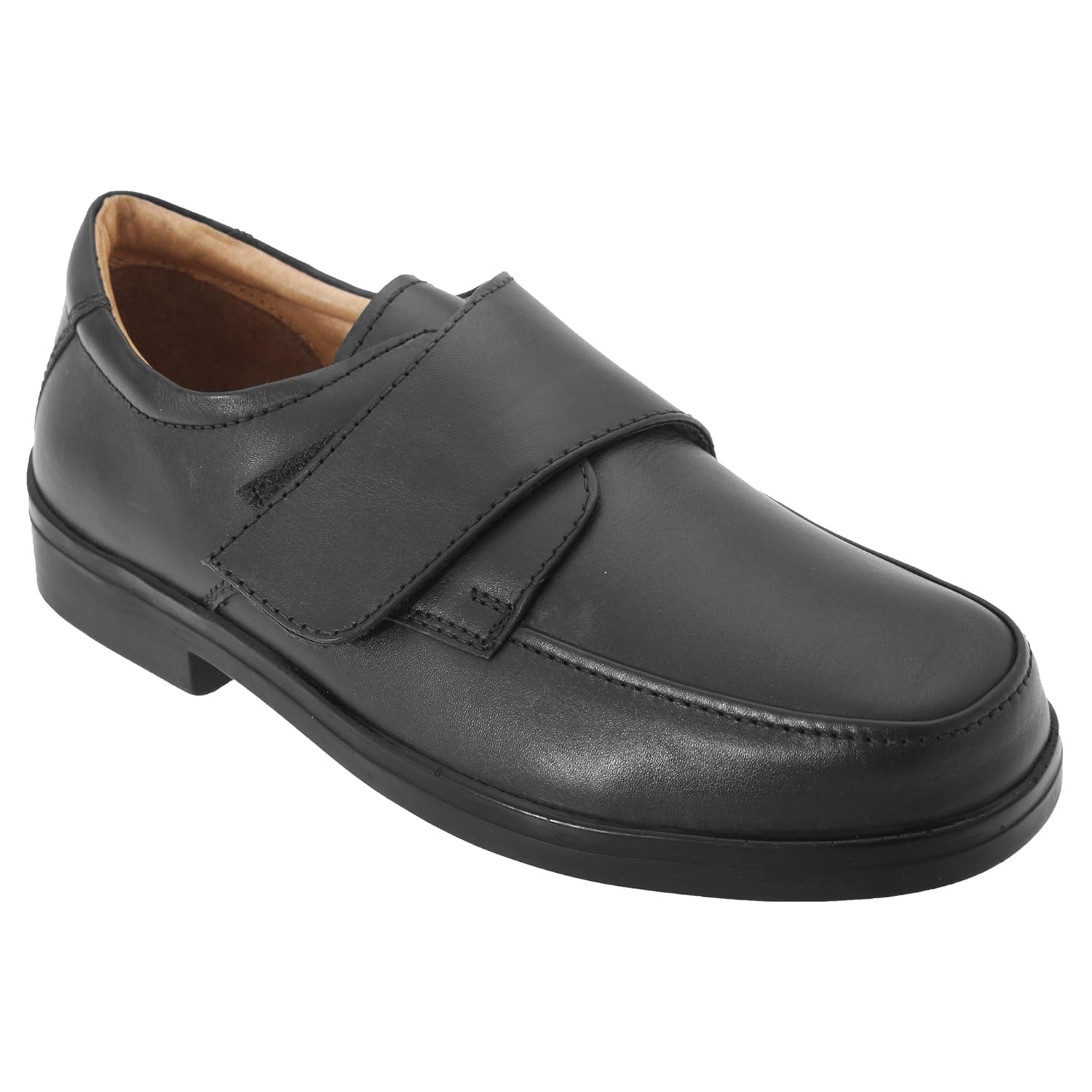 extra wide fit mens shoes velcro fastening