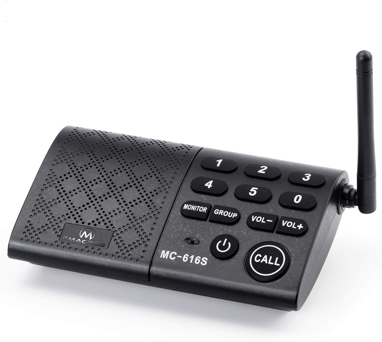 eMACROS Portable Wireless Intercom System 1000 feet Hands Free Full Duplex Intercom for Home and Office,Room to Room Intercom, Home Communication System