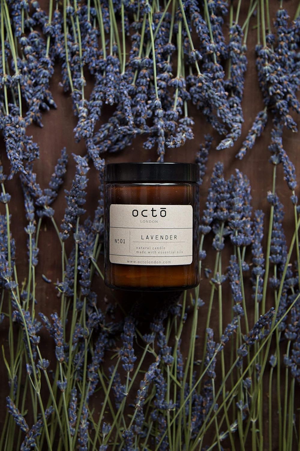 LAVENDER CANDLE MADE WITH ESSENTIAL OILS Amazon.co.uk Handmade