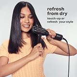 REVAMP Deepform Hair Straightener Brush, Ceramic 2 in 1 Dry & Style view 3