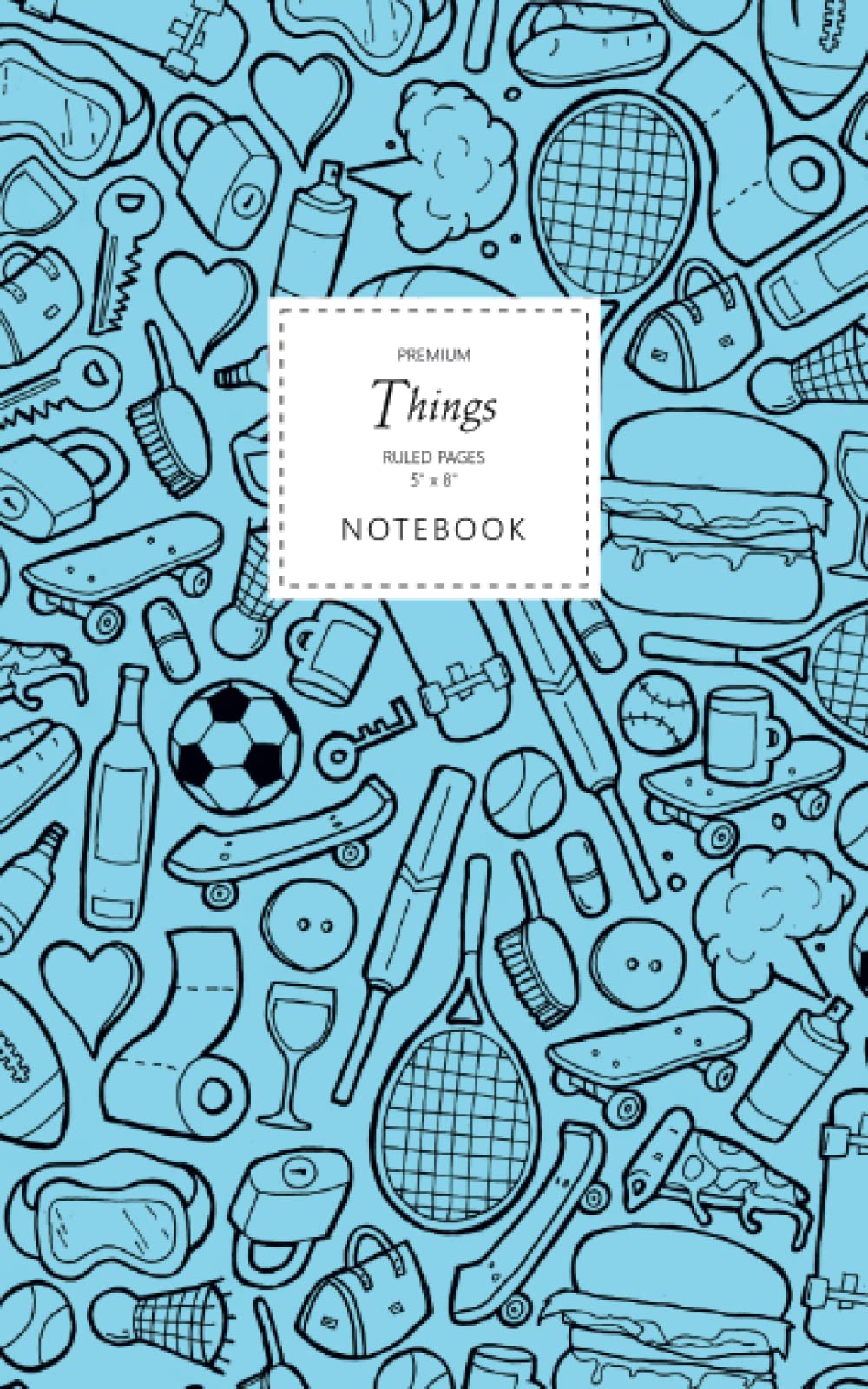 Things Notebook - Ruled Pages - 5x8 - Premium (Blue)
