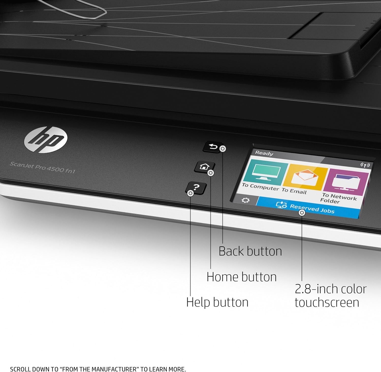 HP ScanJet Pro 4500 fn1 Network OCR Scanner: Office Products