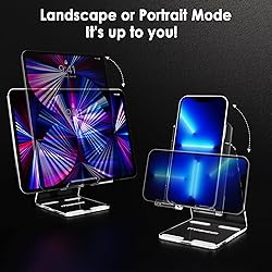 MoKo Acrylic Tablet Stand, Adjustable Angle Phone