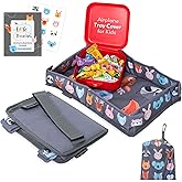 Little Traveler Airplane Tray Table Cover – Universal Fit & Easy Setup – Airplane Tray Cover Kids - Use in Buses, Trains, High Chairs I Plane Travel Essentials for Kids