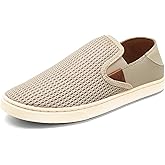 OLUKAI Pehuea Women's Slip On Sneakers, Casual Everyday Shoes with Easy On & Off Design, Breathable Mesh & Drop-in Heel, All-Day Comfort & Support