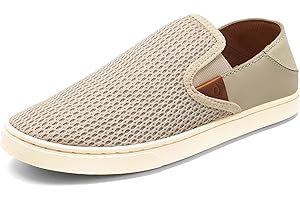 OLUKAI Pehuea Women's Slip On Sneakers, Casual Everyday Shoes with Easy On & Off Design, Breathable Mesh & Drop-in Heel, All-Day Comfort & Support