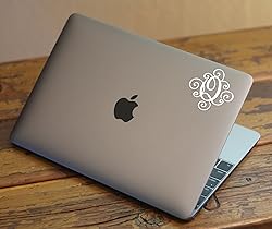 ViaVinyl Monogram die cut decal/sticker. CLICK FOR