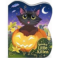 Spooky Little Kitten Halloween Cat-Shaped Board Book