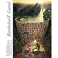 Jigsaw Puzzles for Adults, 1000 Pieces and up, Bookshelf Canal Puzzle, Books Library Challenging Funny Puzzles for Friends Family Activity Game Nights Gifts
