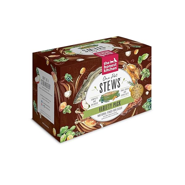 THE HONEST KITCHEN HUMAN GRADE ONE POT STEWS: VARIETY PACK, 10.5 OZ X3