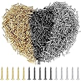 1200 Pcs Tri-Color Small Nails,19 mm Assortment Set for Wall Art &amp; Framing | Gold,Silver,Black, string art nails,nails for string art