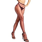 sofsy 10-Year Hosiery Craftsmanship - Italian Fishnet Stockings for Women | Goth High Waist Mesh Tights Reinforced Toe