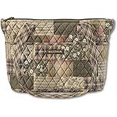 Bella Taylor Small Tote, Quilted Purse for Women, Lightweight Fabric Handbag, 10 Pockets, Zip Top