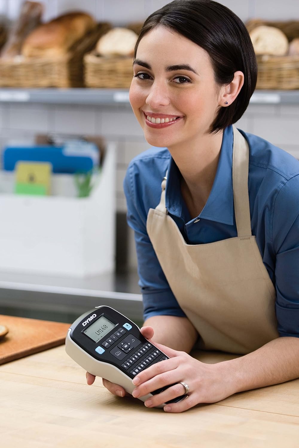 DYMO Label Maker with 2 D1 DYMO Label Tapes | LabelManager 160 Portable Label Maker, QWERTY Keyboard, One-Touch Smart Keys, Easy-to-Use, For Home & Office Organization : Office Products
