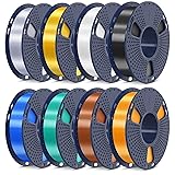 SUNLU 3D Printer Filament Bundle, PLA+ Silk