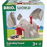 BRIO World &ndash; 36044 Exploding Tunnel | Toy Train Set for Kids Ages 3 Years and Up