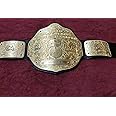 Maxan Big Gold Belt Replica Championship Belt Real Leather Custom Wrestling Belt Thick Plates Large