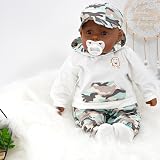 BiBi Doll 20 Inch Black Ethnic Baby Boy Doll The Magic Toy Shop Camouflage view 8