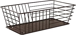 Spectrum Diversified Wright Basket, Classic Kitchen Design for Breads, Roll, Muffin, Pastries & Baked Good Storage, Traditional Style Snack & Food Holder for Serving, Bronze
