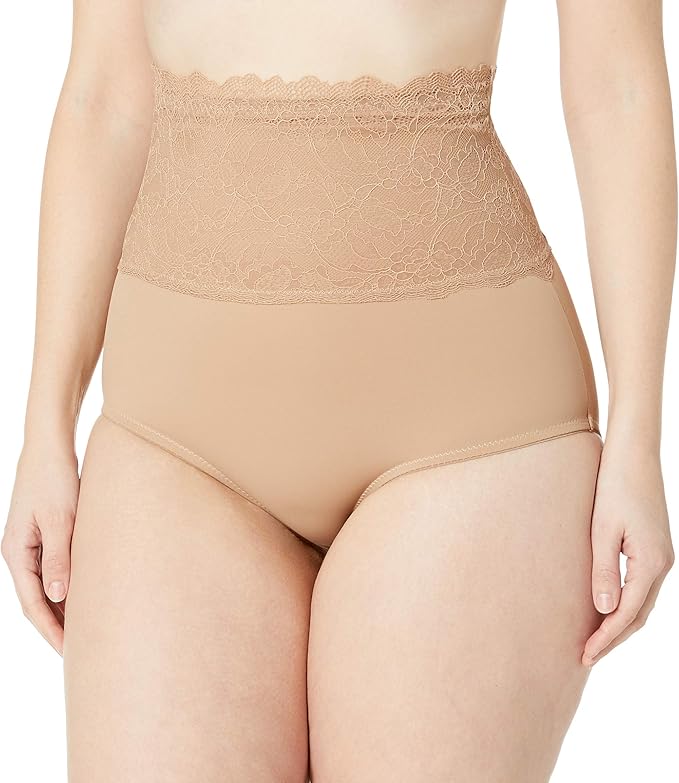 Instant Shaping Women's Lace Top Control Brief at Amazon Women’s