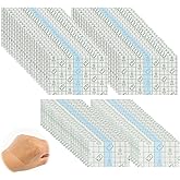 100 Pcs Transparent Stretch Adhesive Bandage,50 Pcs 5 * 8cm and 50 Pcs 10 * 15cm Waterproof Clear Adhesive Bandages, Second Skin Tattoo Cover, Waterproof Bandages for Swimming
