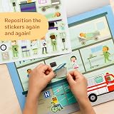 Melissa & Doug Reusable Sticker Book My Town Plane Activities Toddlers view 7