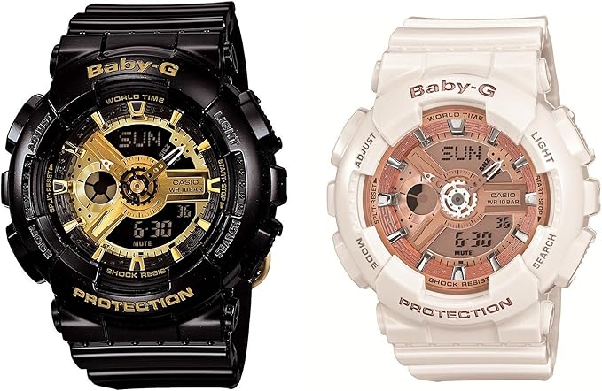 g shock baby g black gold
