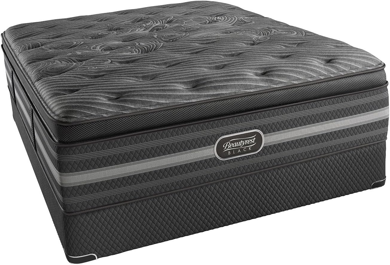 King Simmons Beautyrest Black Natasha Plush Pillow Top Mattress Set with Regular